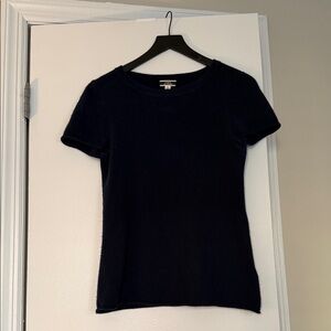 Vintage  J. Crew Navy Cashmere Top